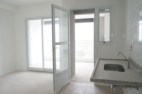 Cozinha de apartamento à venda com 1 quarto, 30m² em Picanço, Guarulhos