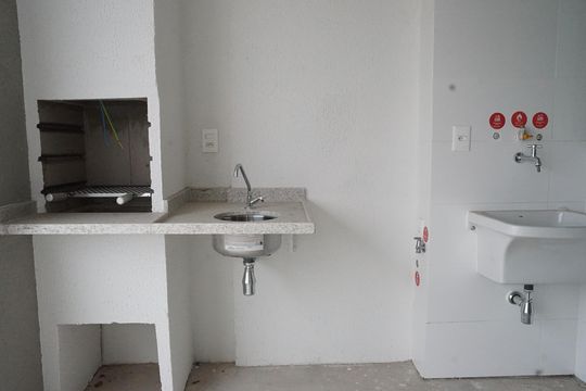 Área gourmet de apartamento à venda com 1 quarto, 30m² em Picanço, Guarulhos