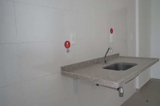 Cozinha de apartamento à venda com 1 quarto, 30m² em Picanço, Guarulhos