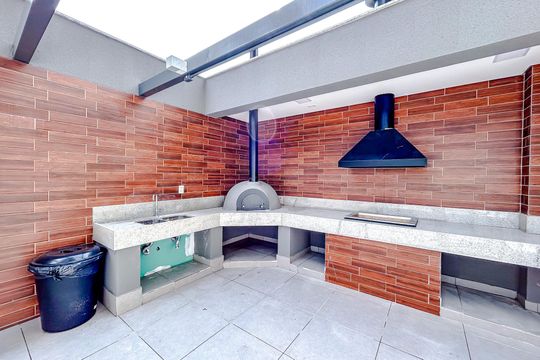 Área comum - Churrasqueira de apartamento à venda com 2 quartos, 95m² em Vila Zilda, São Paulo