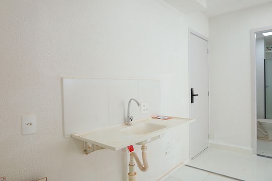 Cozinha de apartamento à venda com 2 quartos, 40m² em Vila Progresso (zona Leste), São Paulo