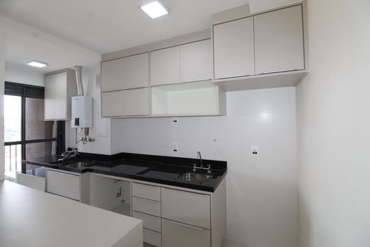 Cozinha de apartamento para alugar com 1 quarto, 60m² em Jardim Esplanada, São José dos Campos