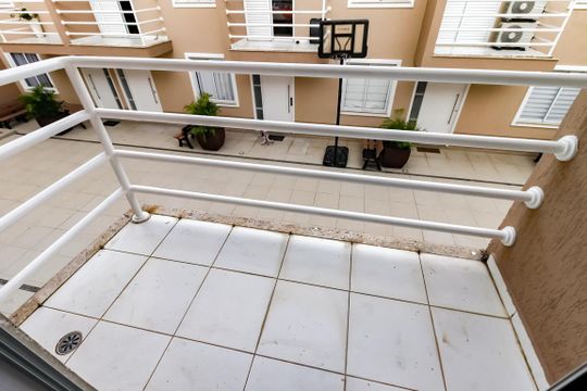 Varanda - Suíte 3 de casa de condomínio à venda com 4 quartos, 158m² em Jardim Taboao, São Paulo