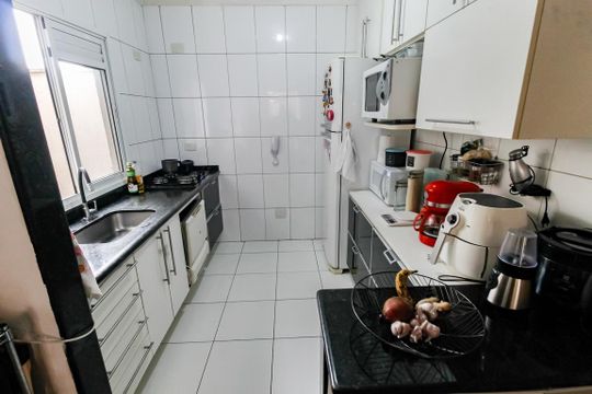 Cozinha - Armários de casa de condomínio à venda com 4 quartos, 158m² em Jardim Taboao, São Paulo
