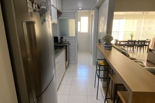Cozinha de apartamento à venda com 3 quartos, 85m² em Vila Prudente, São Paulo