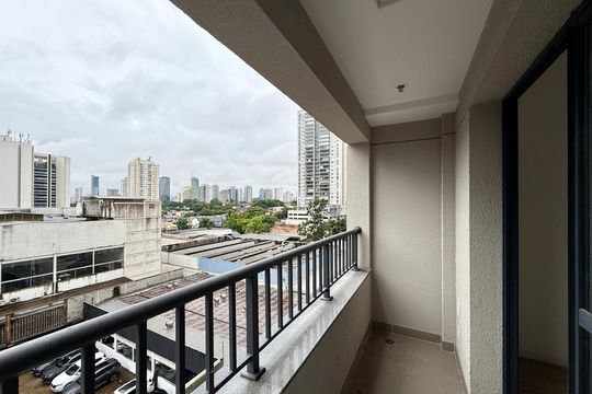 Sacada de kitnet/studio à venda com 1 quarto, 24m² em Vila Cordeiro, São Paulo