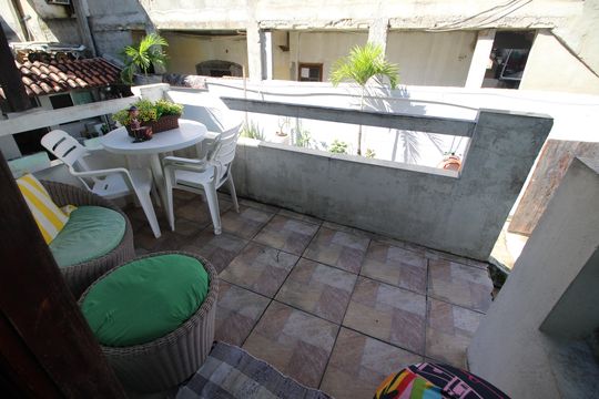 Varanda de casa de condomínio à venda com 3 quartos, 91m² em Vargem Grande, Rio de Janeiro