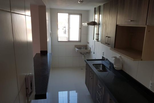 Cozinha de apartamento à venda com 3 quartos, 63m² em Parque Sao Vicente, Santo André