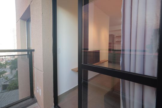 Varanda da Sala de apartamento para alugar com 1 quarto, 30m² em Vila Mariana, São Paulo