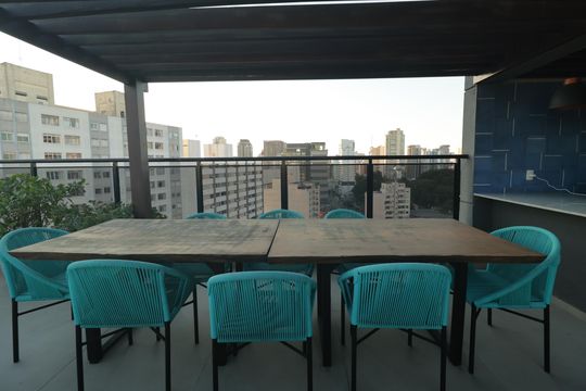 Área comum - Churrasqueira de apartamento para alugar com 1 quarto, 30m² em Vila Mariana, São Paulo