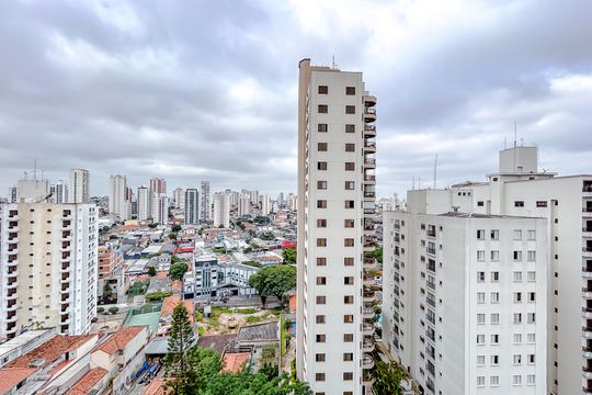Vista da Varanda de apartamento à venda com 2 quartos, 74m² em Tatuapé, São Paulo