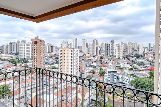 Varanda de apartamento à venda com 2 quartos, 74m² em Tatuapé, São Paulo