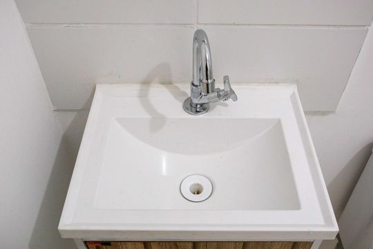 Banheiro de apartamento para alugar com 2 quartos, 41m² em Glp 8, Diadema