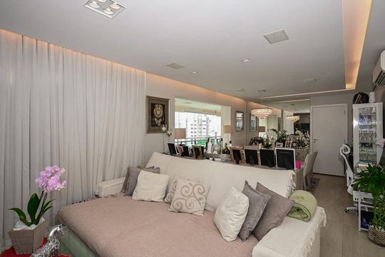 Sala de apartamento para alugar com 3 quartos, 132m² em Vila Andrade, São Paulo
