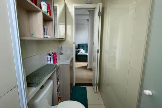 Banheiro Social de apartamento para alugar com 2 quartos, 40m² em Pirituba, São Paulo