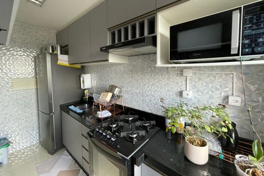 Cozinha de apartamento para alugar com 2 quartos, 40m² em Pirituba, São Paulo