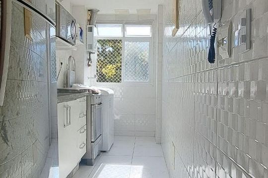 Cozinha - Armários de apartamento à venda com 2 quartos, 52m² em Pechincha, Rio de Janeiro