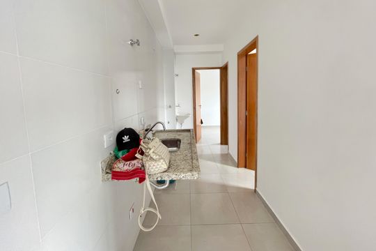 Cozinha de apartamento à venda com 2 quartos, 39m² em Vila Isolina Mazzei, São Paulo