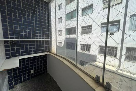 Varanda da Sala de apartamento à venda com 3 quartos, 130m² em Buritis, Belo Horizonte