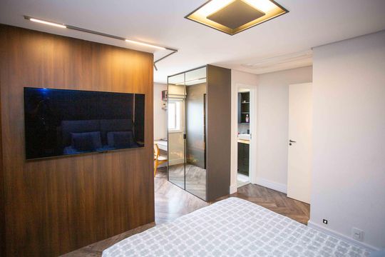 Quarto Suite 1 de apartamento à venda com 2 quartos, 130m² em Centro, Diadema