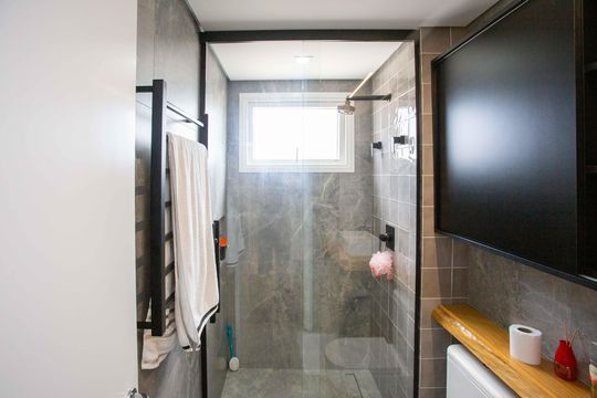 Banheiro 2 da Suite 1 de apartamento à venda com 2 quartos, 130m² em Centro, Diadema