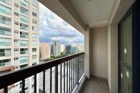 Sacada  de kitnet/studio para alugar com 1 quarto, 20m² em Vila Cordeiro, São Paulo