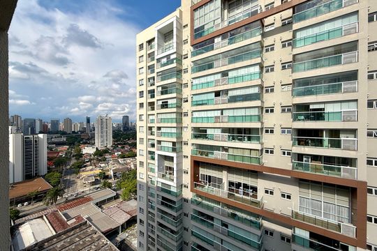 Fachada  de kitnet/studio para alugar com 1 quarto, 20m² em Vila Cordeiro, São Paulo