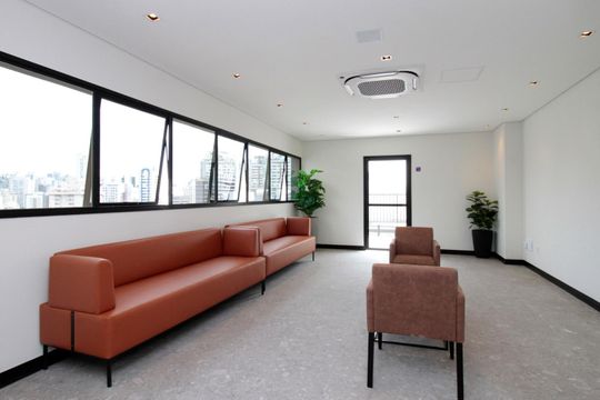 Área comum de kitnet/studio à venda com 1 quarto, 19m² em Bela Vista, São Paulo