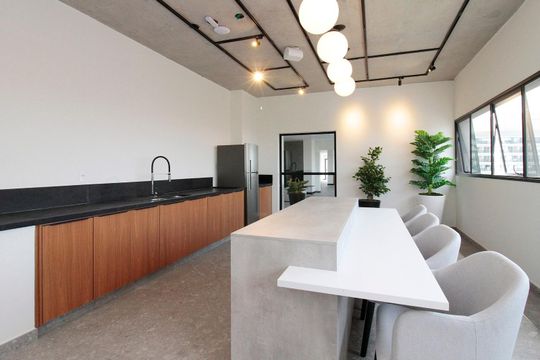 Área comum de kitnet/studio à venda com 1 quarto, 19m² em Bela Vista, São Paulo