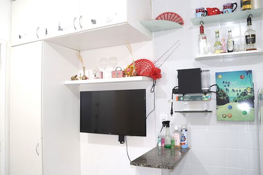 Sala de apartamento à venda com 1 quarto, 28m² em Bela Vista, São Paulo