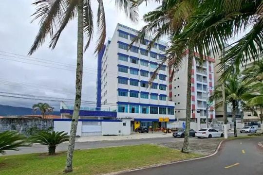 Fachada de casa para alugar com 1 quarto, 37m² em Jardim Real , Praia Grande