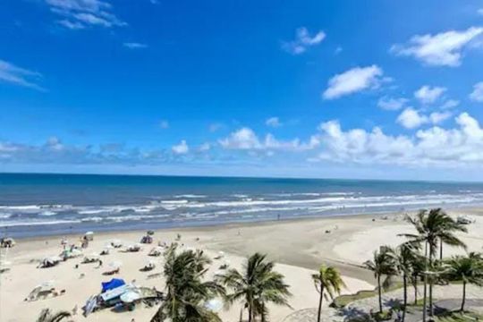 Vista da janela de casa para alugar com 1 quarto, 37m² em Jardim Real , Praia Grande