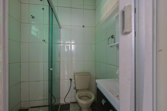 Banheiro de apartamento para alugar com 2 quartos, 60m² em Nova Vista, Belo Horizonte