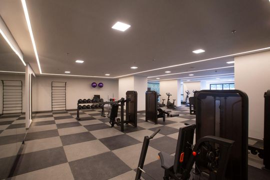 Área comum de kitnet/studio para alugar com 1 quarto, 24m² em Vila Cordeiro, São Paulo