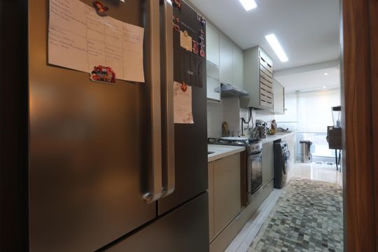 Cozinha de apartamento à venda com 2 quartos, 60m² em Vila Ema, São Paulo