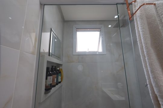 Banheiro da Suíte de apartamento à venda com 2 quartos, 60m² em Vila Ema, São Paulo