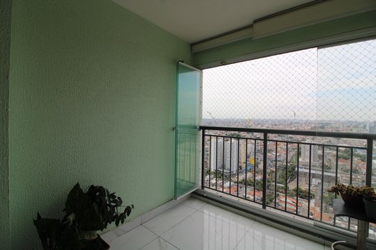 Varanda gourmet de apartamento à venda com 2 quartos, 62m² em Vila Penteado, São Paulo