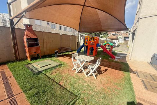 Área comum - Churrasqueira de apartamento à venda com 2 quartos, 48m² em Parque Maracana, Contagem