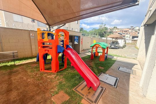 Área comum - Playground de apartamento à venda com 2 quartos, 48m² em Parque Maracana, Contagem
