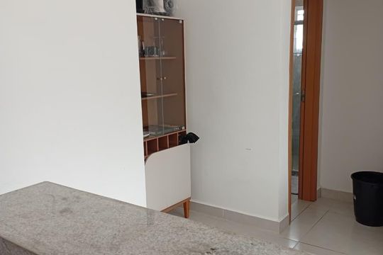 Sala de apartamento para alugar com 1 quarto, 41m² em Jardim Imperador, Praia Grande