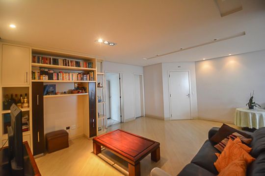 Sala de apartamento à venda com 3 quartos, 130m² em Vila Caminho do Mar, São Bernardo do Campo
