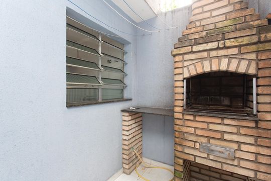Área de Serviço - Churrasqueira  de casa de condomínio à venda com 2 quartos, 75m² em Vila Carmosina, São Paulo
