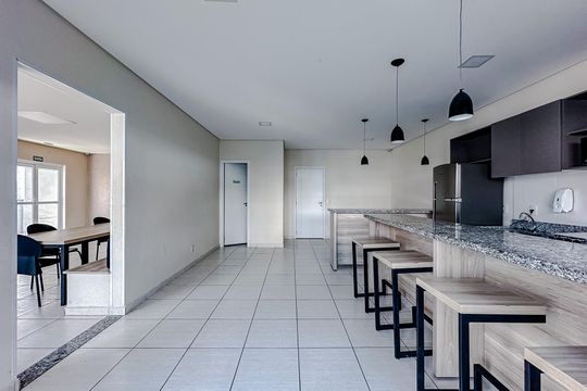 Área comum de apartamento para alugar com 1 quarto, 35m² em Vila Monumento, São Paulo