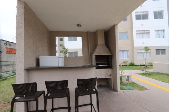 Área comum - Churrasqueira de apartamento à venda com 1 quarto, 35m² em Fazenda da Juta, São Paulo