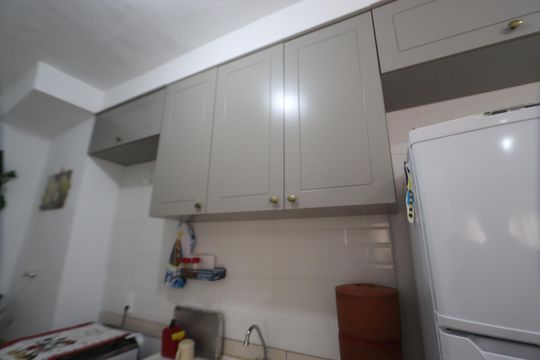 Cozinha de apartamento à venda com 1 quarto, 35m² em Fazenda da Juta, São Paulo