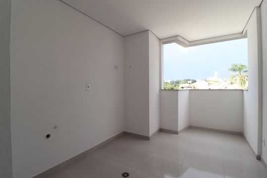 Varanda da Sala de apartamento à venda com 2 quartos, 54m² em Vila Pires, Santo André