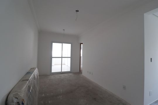 Sala de apartamento à venda com 2 quartos, 54m² em Vila Pires, Santo André