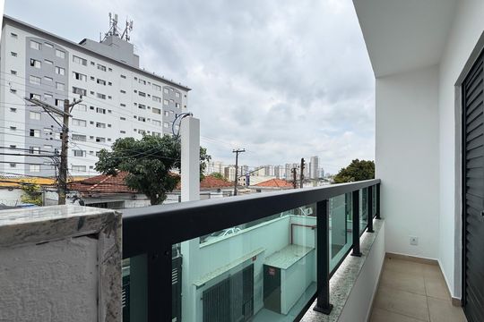 Sacada - Suíte  de apartamento à venda com 2 quartos, 63m² em Baeta Neves, São Bernardo do Campo