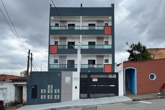 Fachada  de apartamento à venda com 2 quartos, 63m² em Baeta Neves, São Bernardo do Campo