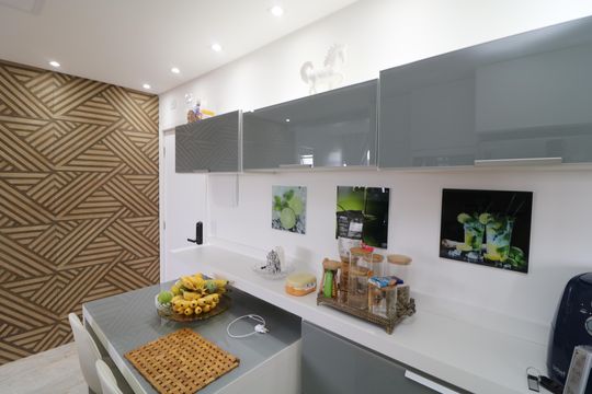 Cozinha de apartamento para alugar com 2 quartos, 68m² em Chácara Mafalda, São Paulo